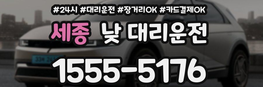 세종 낮 대리운전