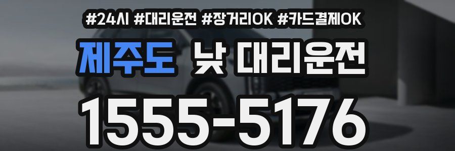 제주도 낮 대리운전