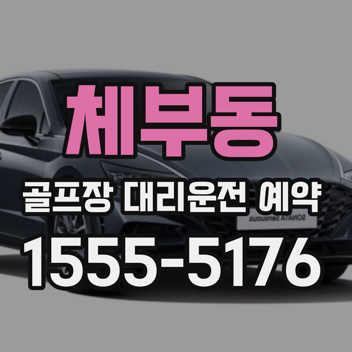 체부동 골프장 대리운전 예약