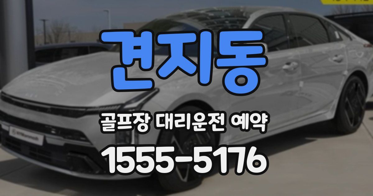 견지동 골프장 대리운전 예약