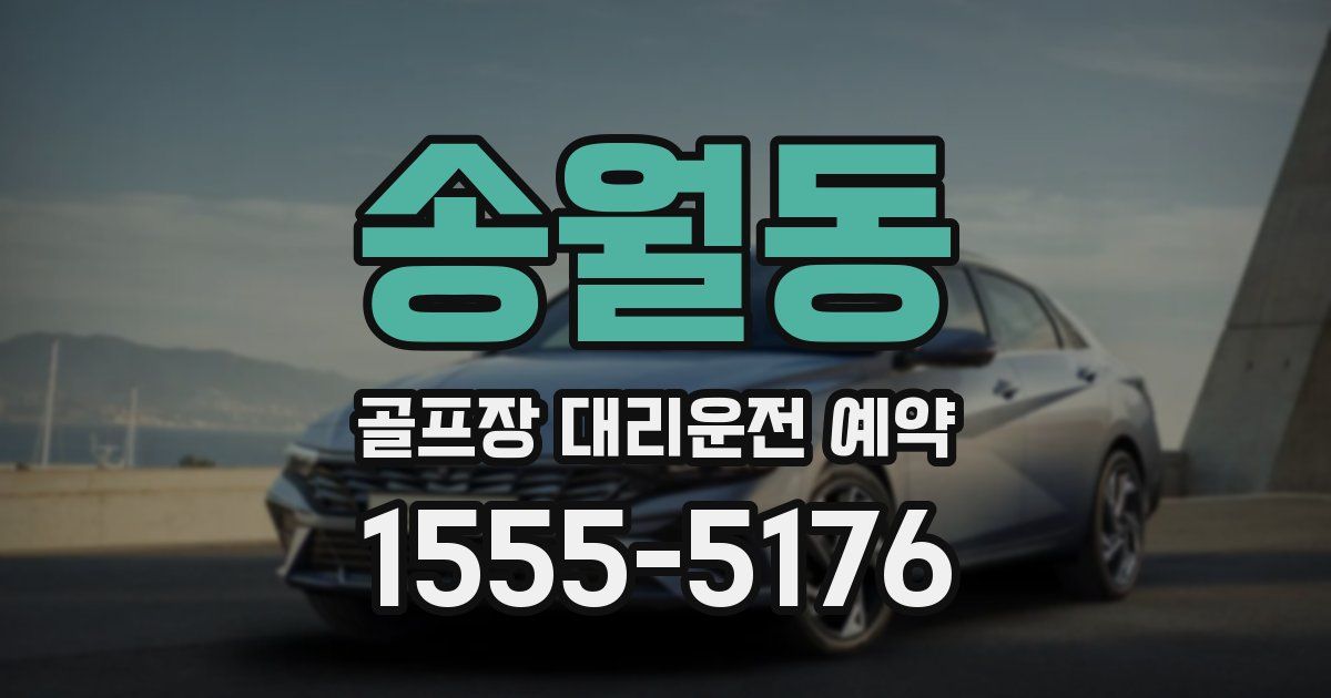송월동 골프장 대리운전 예약
