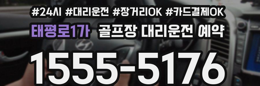 태평로1가 골프장 대리운전 예약