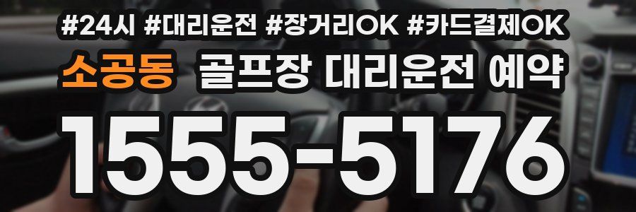 소공동 골프장 대리운전 예약
