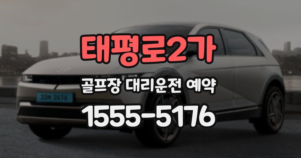 태평로2가 골프장 대리운전 예약