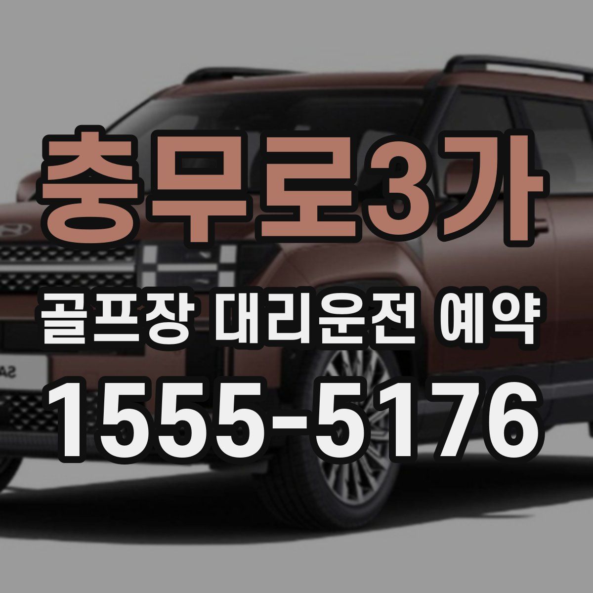 충무로3가 골프장 대리운전 예약