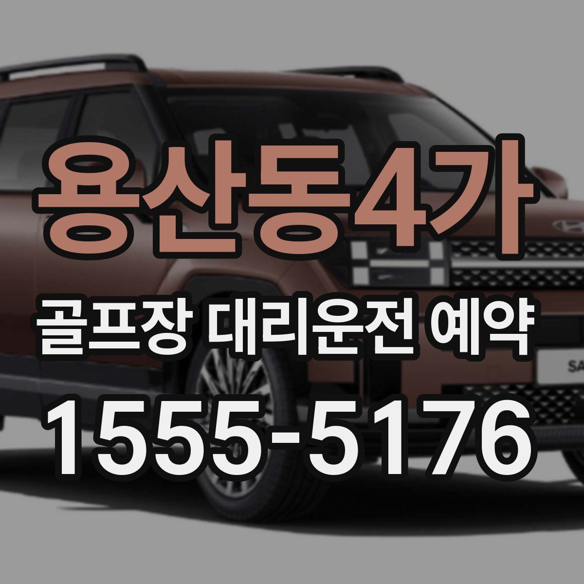 용산동4가 골프장 대리운전 예약