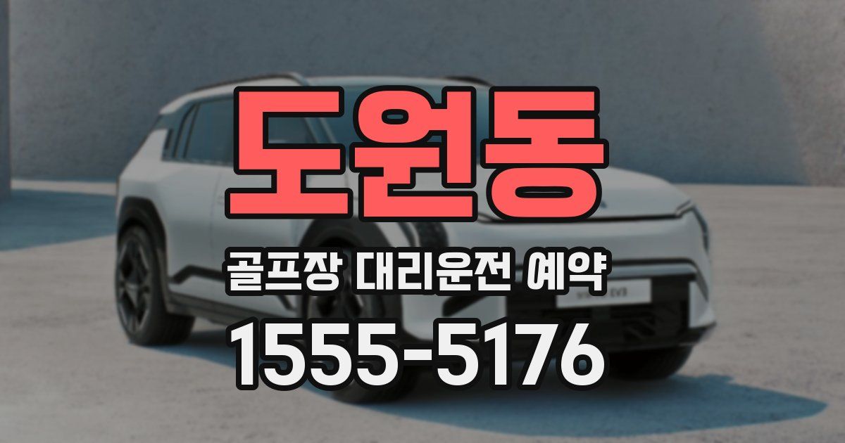 도원동 골프장 대리운전 예약