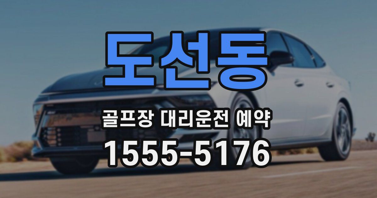 도선동 골프장 대리운전 예약