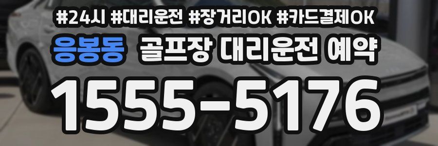 응봉동 골프장 대리운전 예약