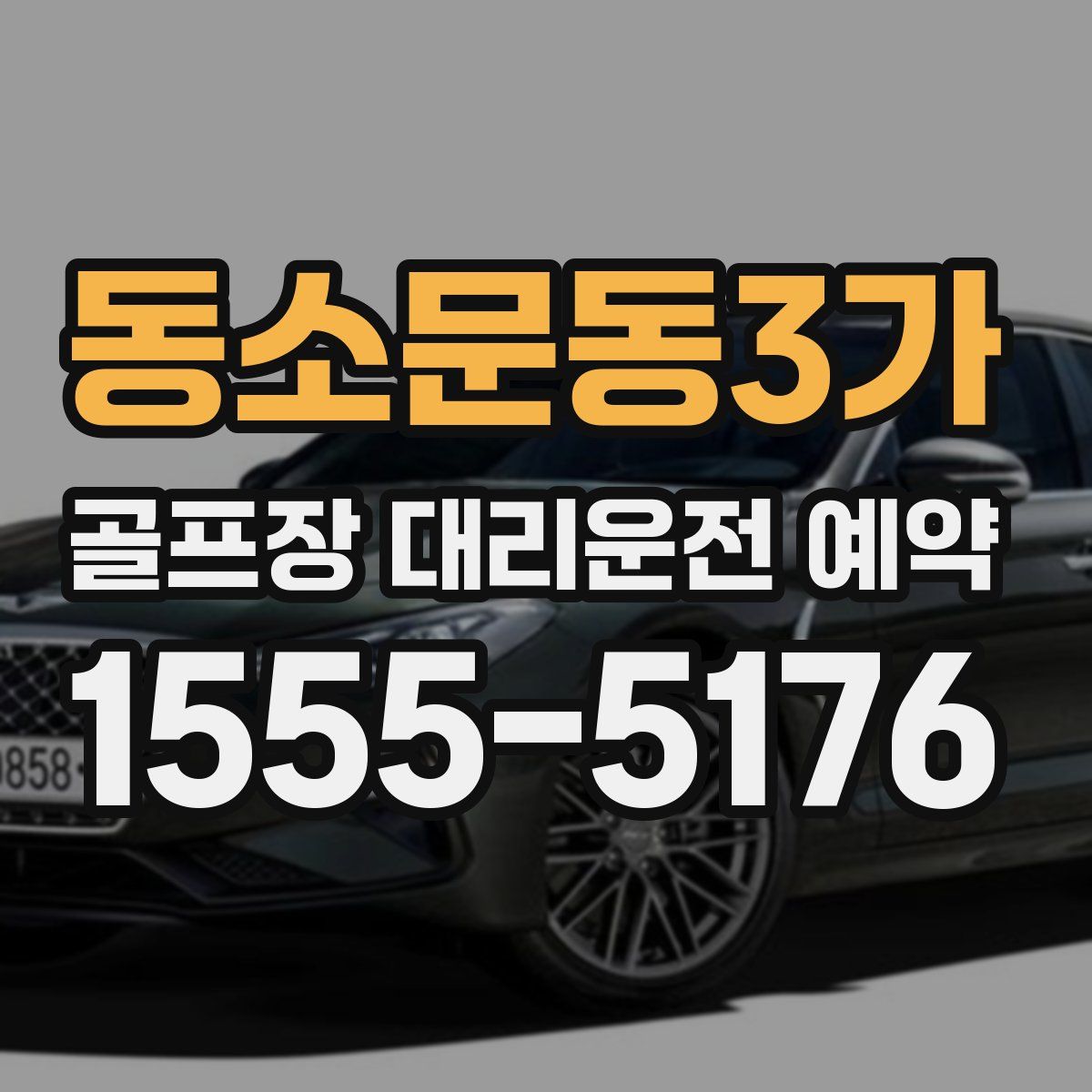 동소문동3가 골프장 대리운전 예약