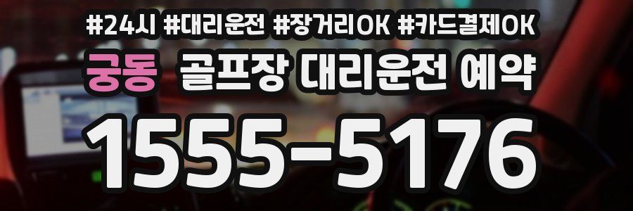 궁동 골프장 대리운전 예약