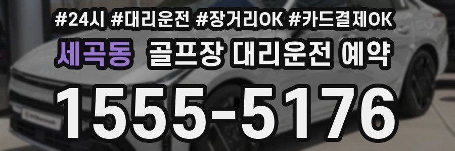 세곡동 골프장 대리운전 예약