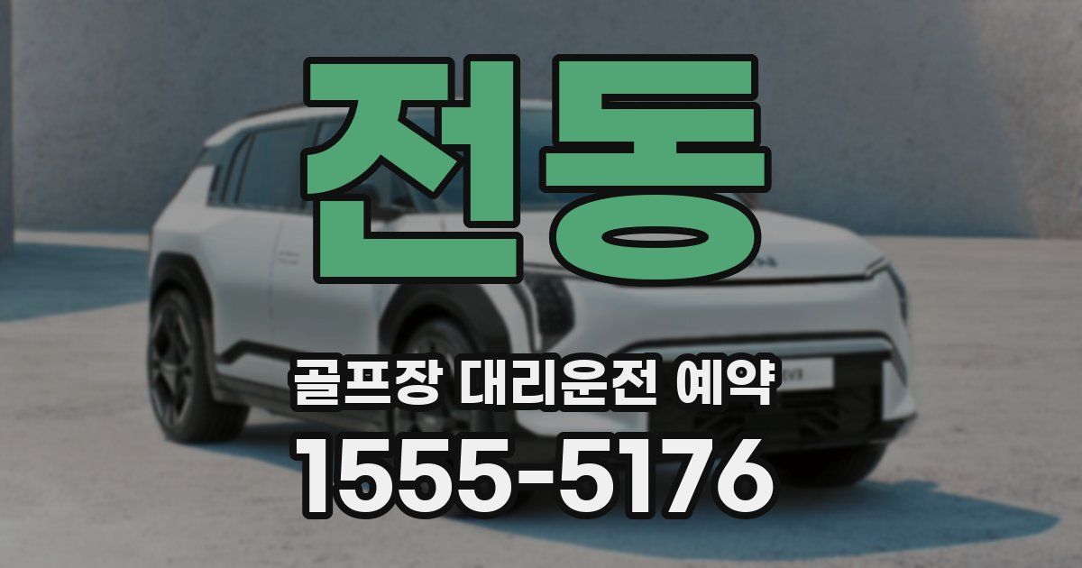 전동 골프장 대리운전 예약