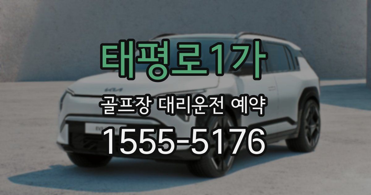 태평로1가 골프장 대리운전 예약
