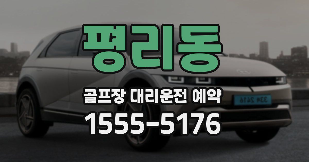 평리동 골프장 대리운전 예약