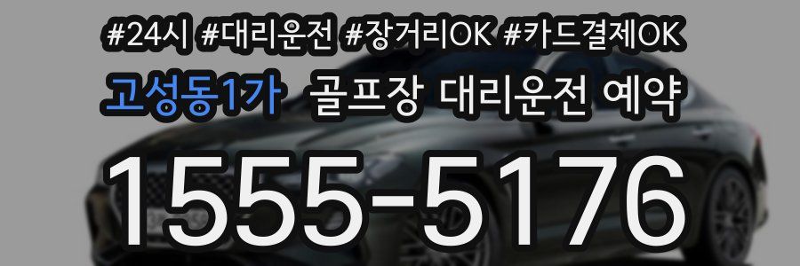고성동1가 골프장 대리운전 예약
