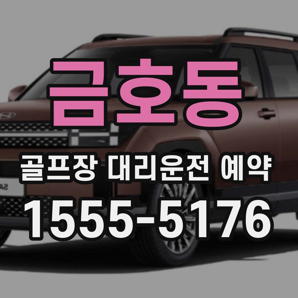 금호동 골프장 대리운전 예약