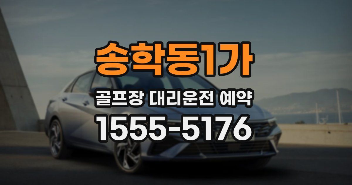 송학동1가 골프장 대리운전 예약