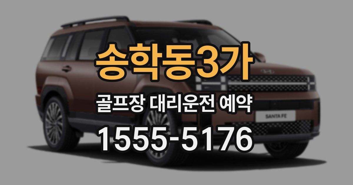 송학동3가 골프장 대리운전 예약