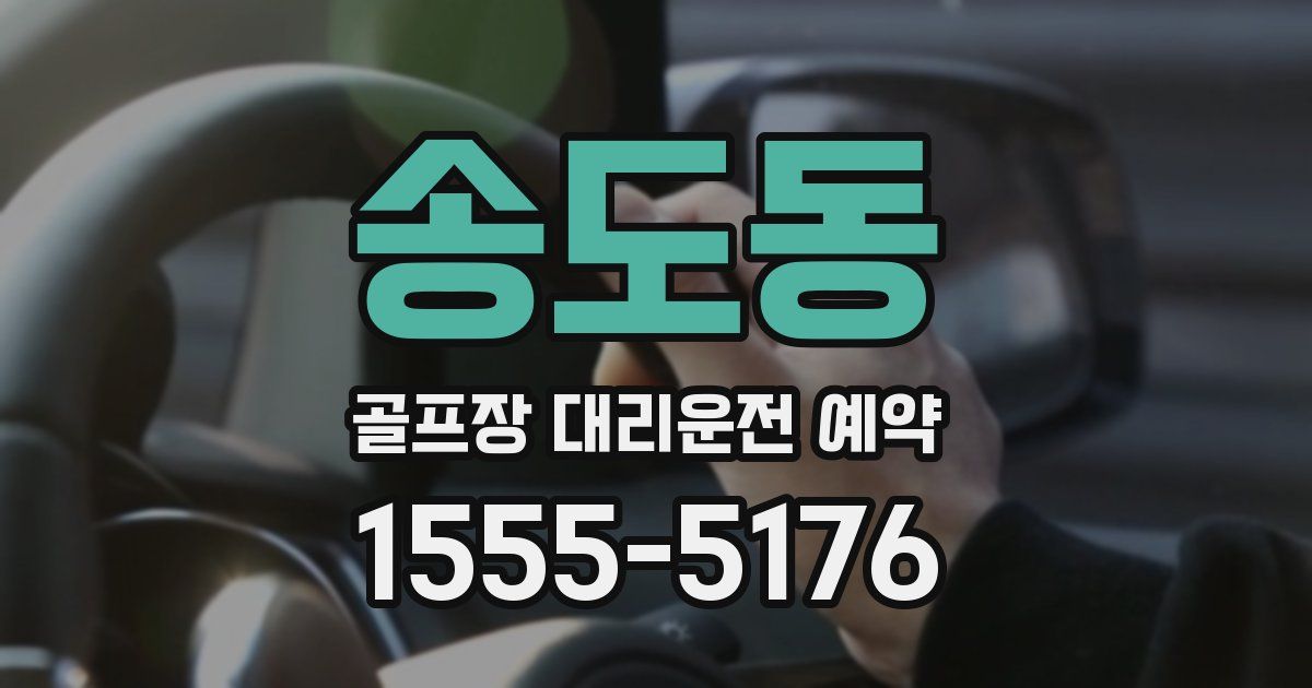 송도동 골프장 대리운전 예약