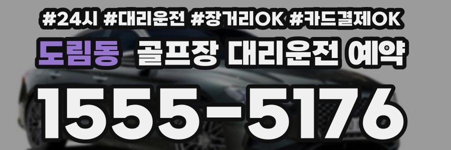 도림동 골프장 대리운전 예약
