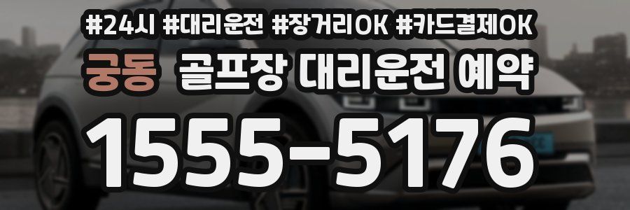 궁동 골프장 대리운전 예약