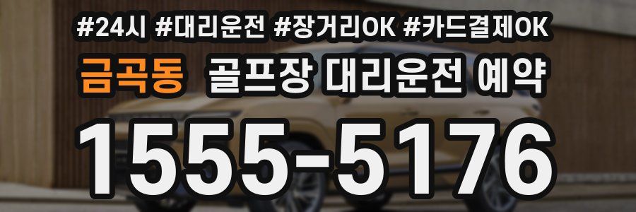 금곡동 골프장 대리운전 예약