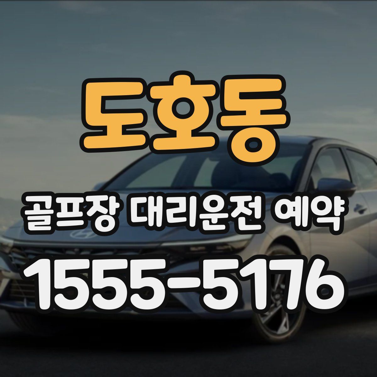 도호동 골프장 대리운전 예약