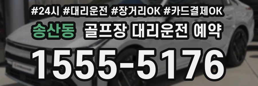 송산동 골프장 대리운전 예약