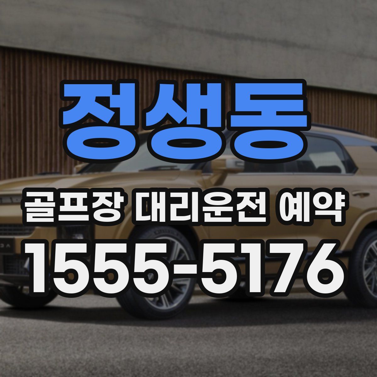 정생동 골프장 대리운전 예약