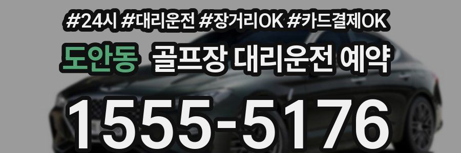 도안동 골프장 대리운전 예약