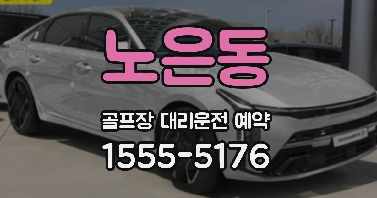 노은동 골프장 대리운전 예약
