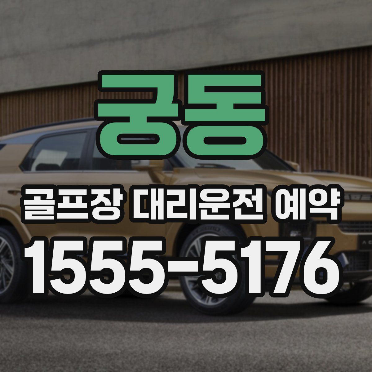 궁동 골프장 대리운전 예약
