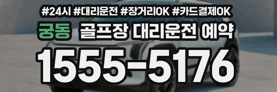 궁동 골프장 대리운전 예약