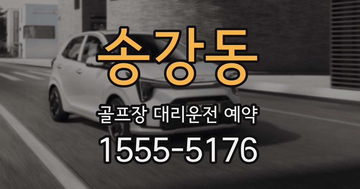 송강동 골프장 대리운전 예약