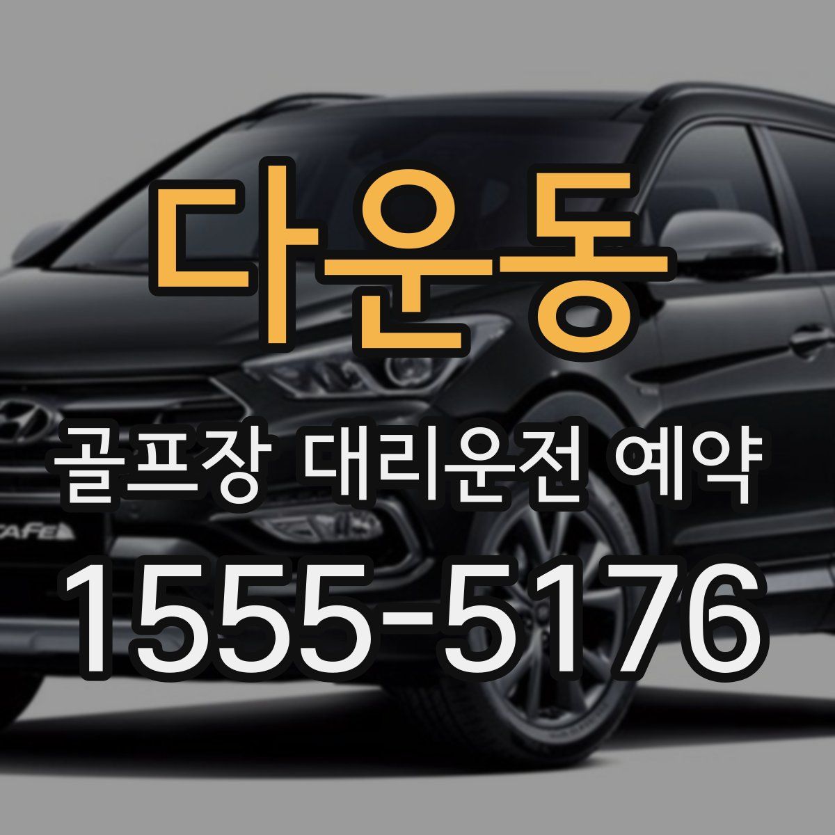 다운동 골프장 대리운전 예약
