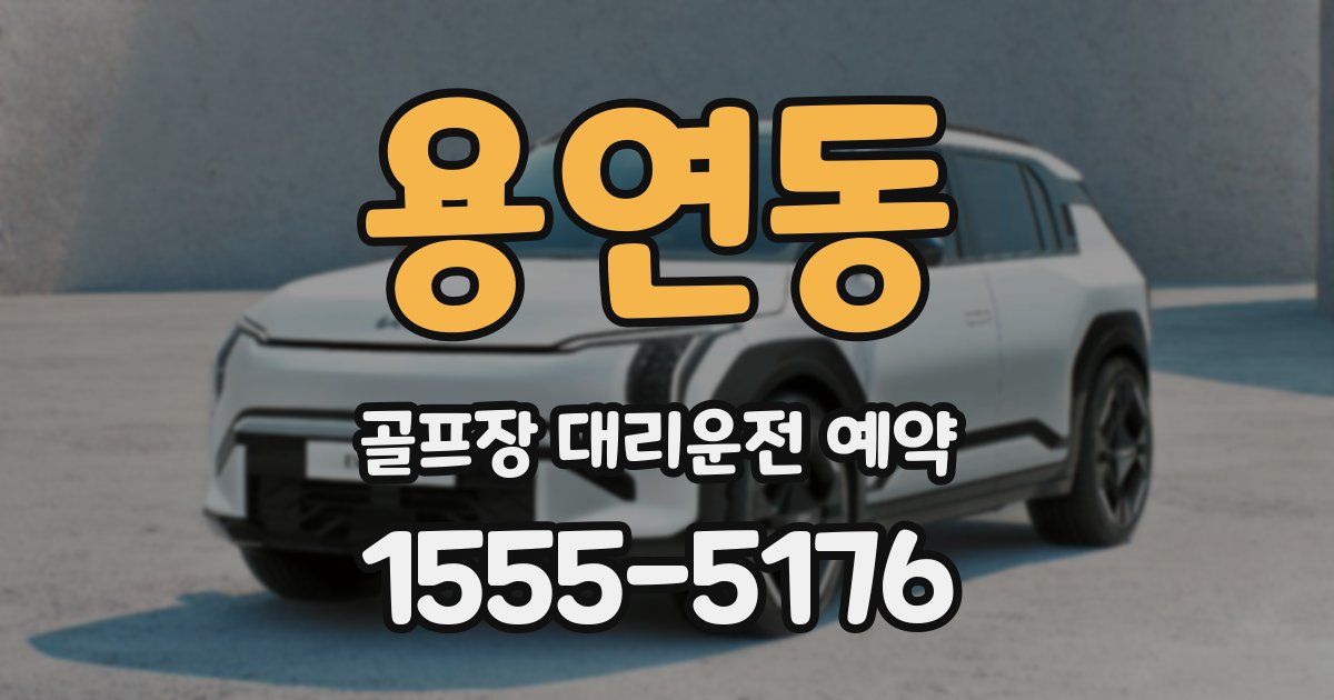 용연동 골프장 대리운전 예약
