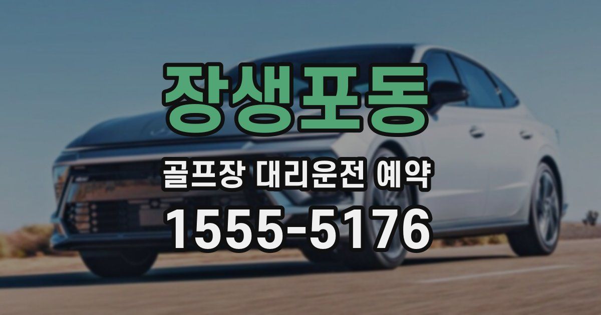 장생포동 골프장 대리운전 예약