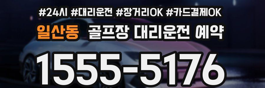 일산동 골프장 대리운전 예약