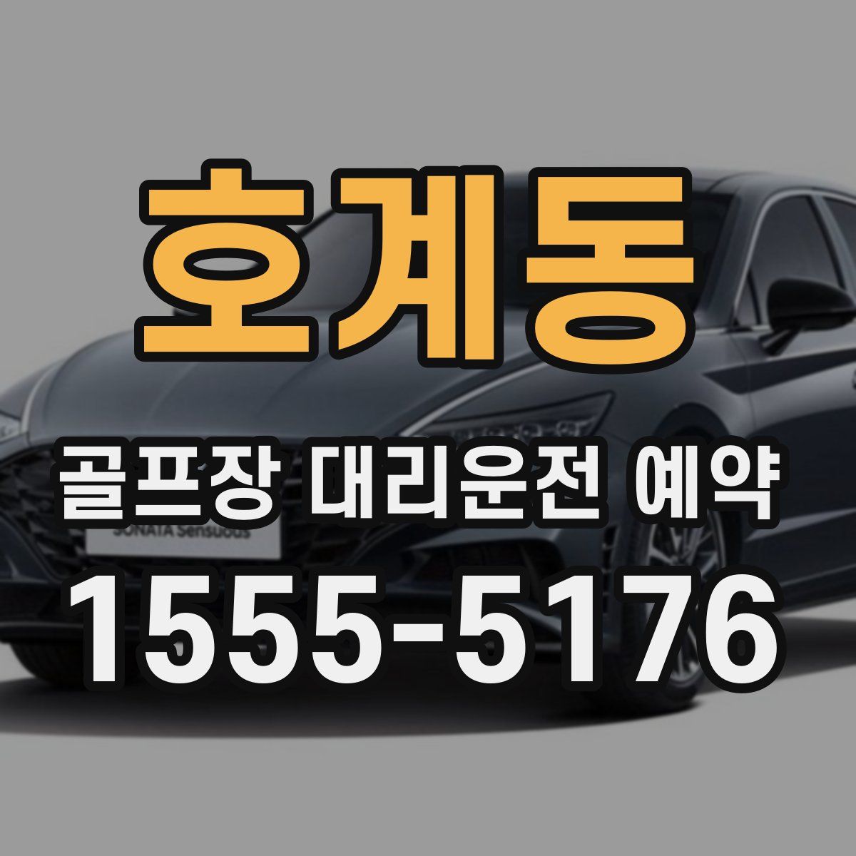 호계동 골프장 대리운전 예약