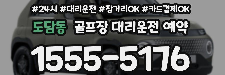 도담동 골프장 대리운전 예약