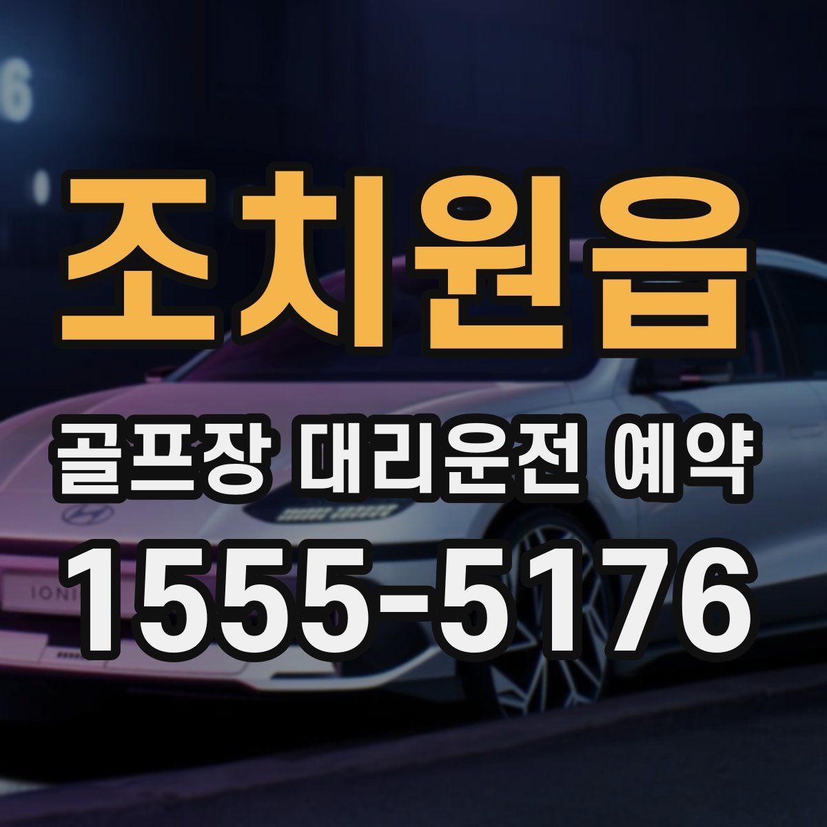 조치원읍 골프장 대리운전 예약
