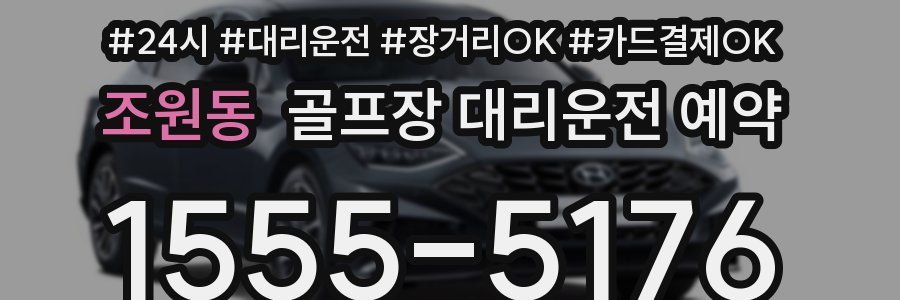 조원동 골프장 대리운전 예약
