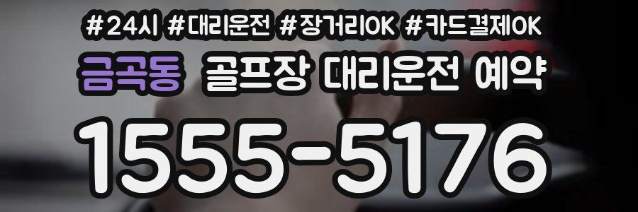금곡동 골프장 대리운전 예약