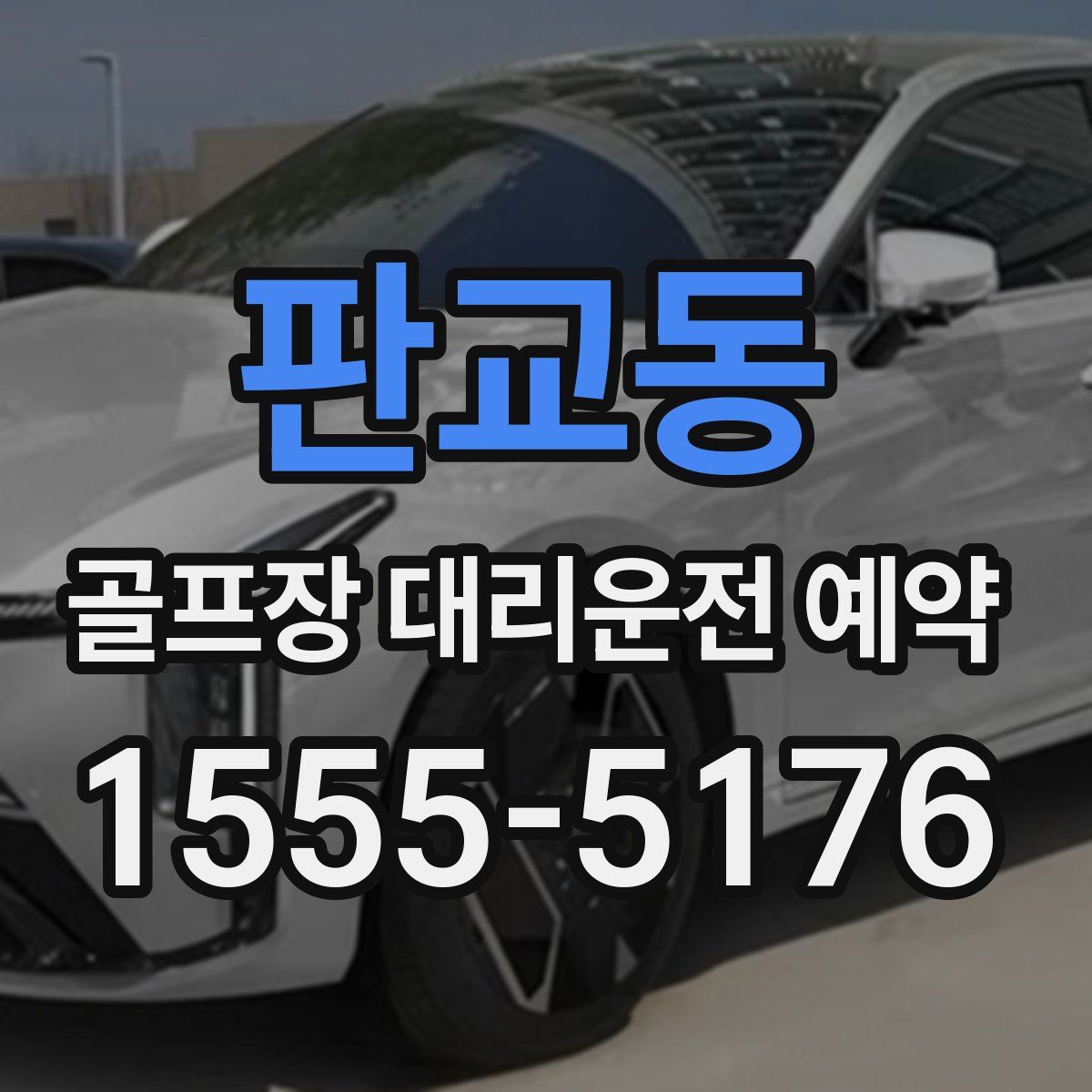 판교동 골프장 대리운전 예약