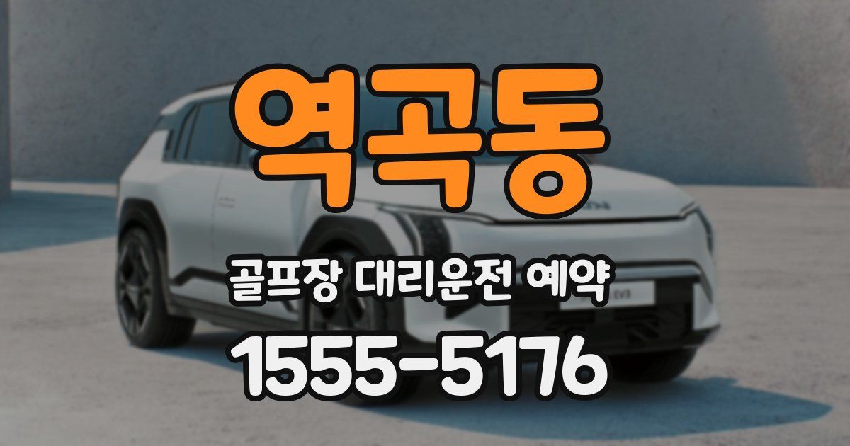 역곡동 골프장 대리운전 예약