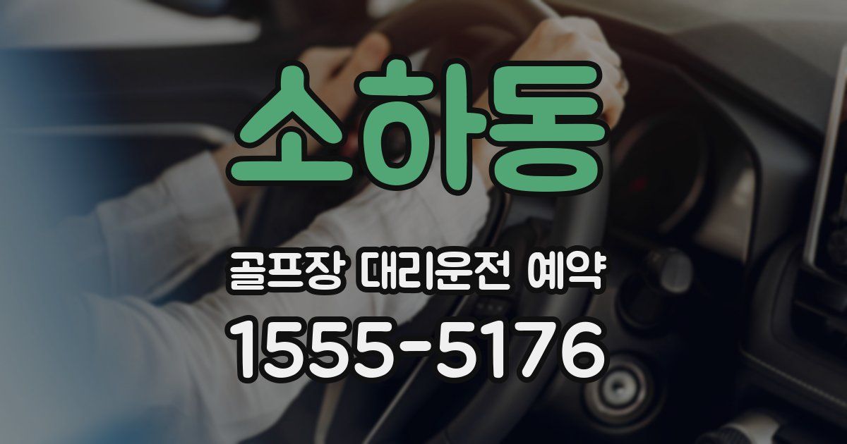 소하동 골프장 대리운전 예약