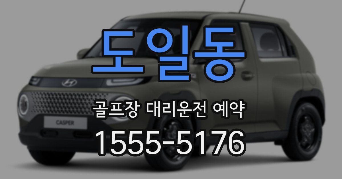 도일동 골프장 대리운전 예약