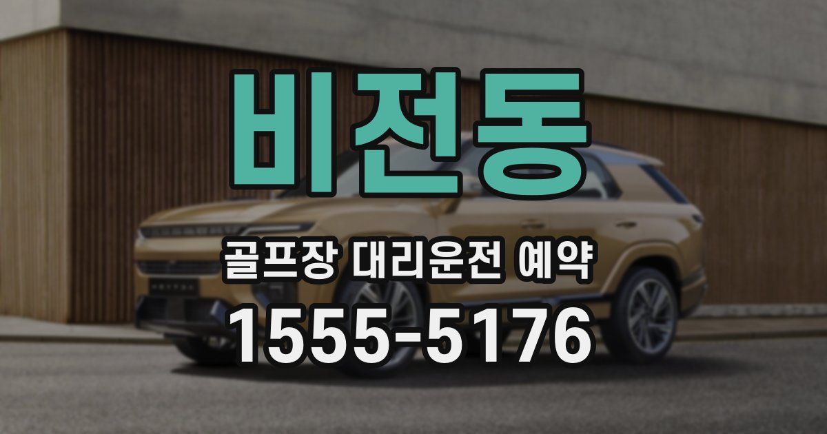 비전동 골프장 대리운전 예약
