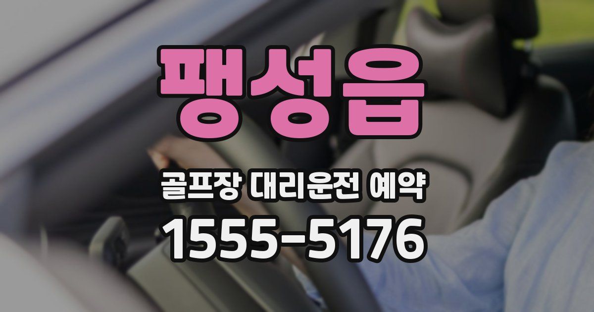 팽성읍 골프장 대리운전 예약